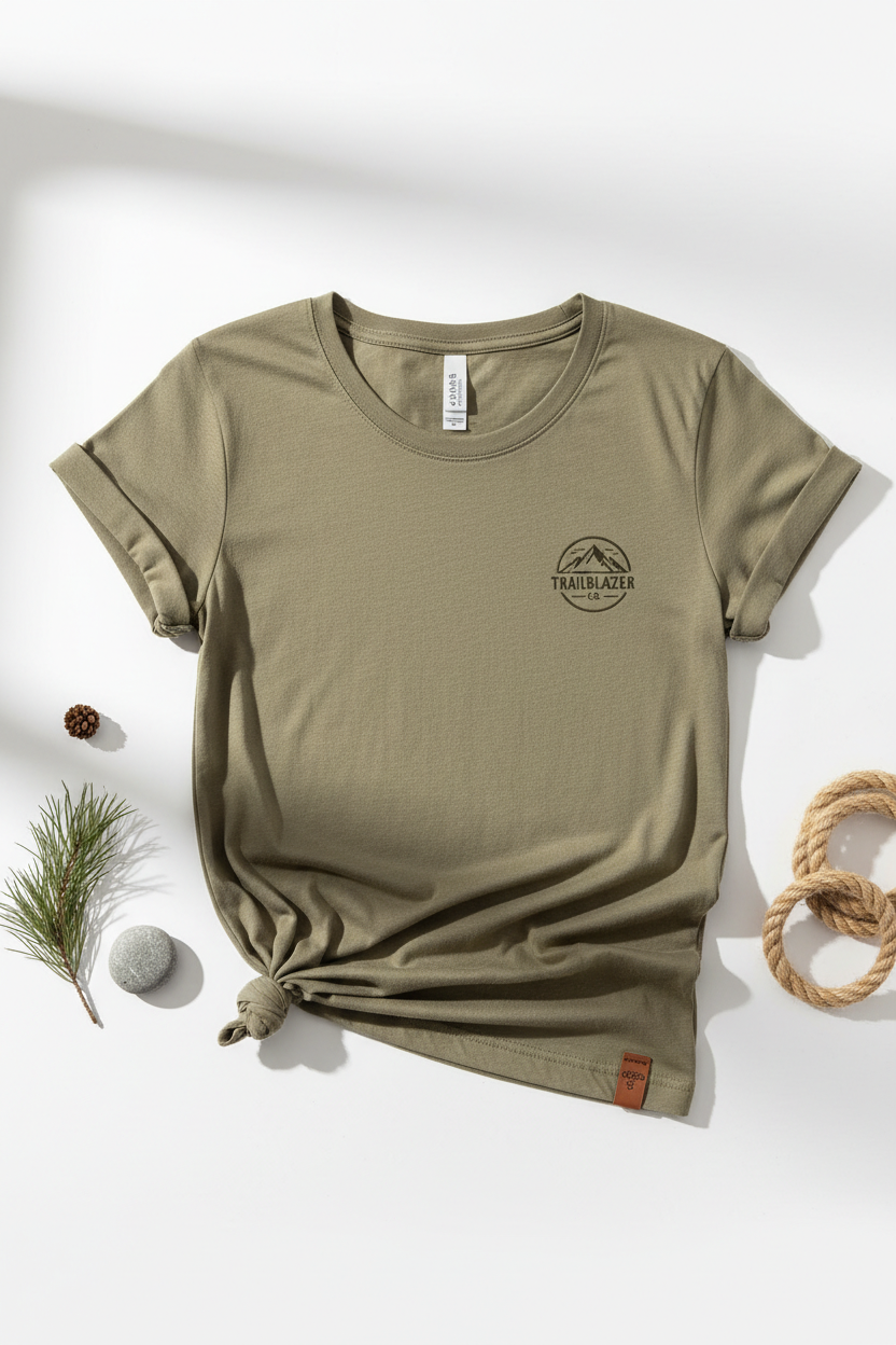 Women's Khaki Outdoor Tee